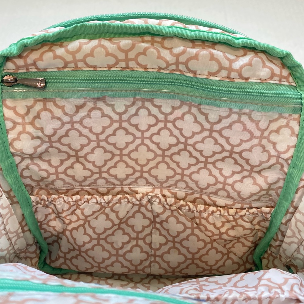LUG Ranger 2 Crossbody Bag With Matching Wallet In Flamingo Mint Pattern - Picture 9 of 16